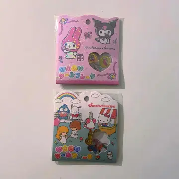 오하지키 씰 플레이크 마이멜로디 쿠로미 산리오