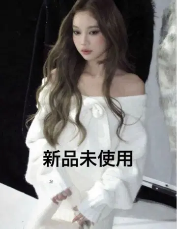 Ribbon off shoulder knit set