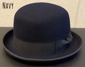 배송비 포함 새상품 모자 볼러 햇 펠트 사이즈 조절 리본 가을 겨울 nv