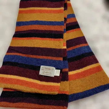 인버아란 울 스트라이프 머플러 멀티 컬러 남녀 공용