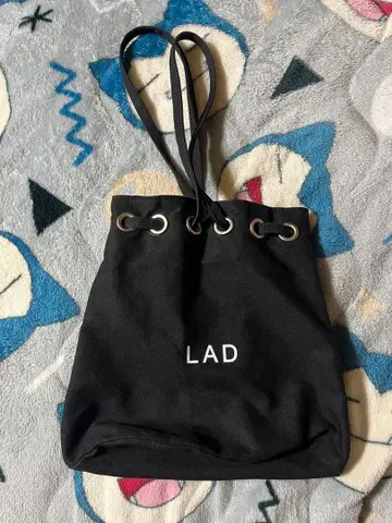 RADMUSICIAN 라드뮤지션 코튼 숄더백 블랙