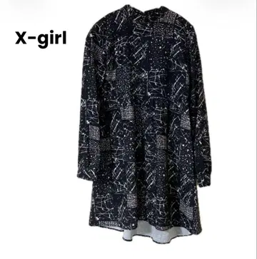 [ X-girl 엑스걸 ] NOISE TUNER minidress /s