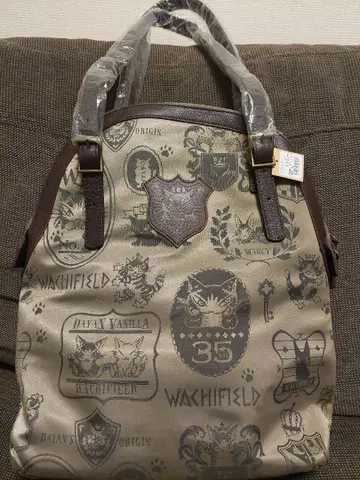 와치필드 다얀 자카드 엠블럼 토트 백