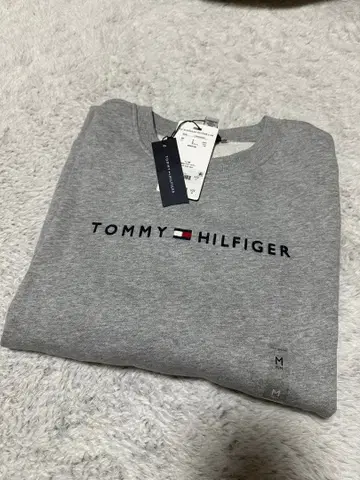 [미사용 새상품] TOMMY HILFIGER 그레이 트레이닝복 M