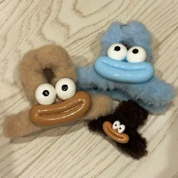 소시지 립 몬스터 헤어 클립