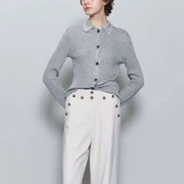 6(ROKU) LAME SHIRT 가디건