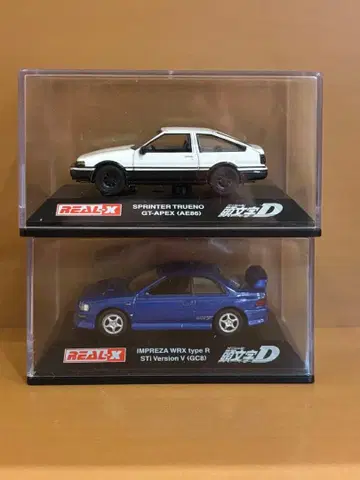이니셜 D 토레노 AE86 임프레자 2대 세트