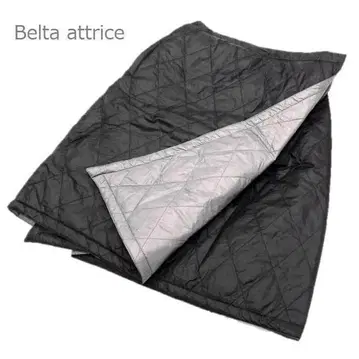 M-L 라이트 다운 랩 스커트 미들 기장 7251016 블랙 x 차콜