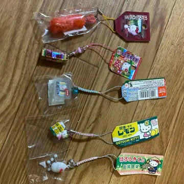 헬로키티 스트랩 5개 세트