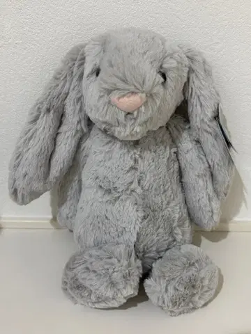 Jellycat 토끼 실버 M 사이즈