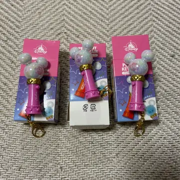 Disney 미키 모양 응원봉 키체인 체셔 고양이 3개