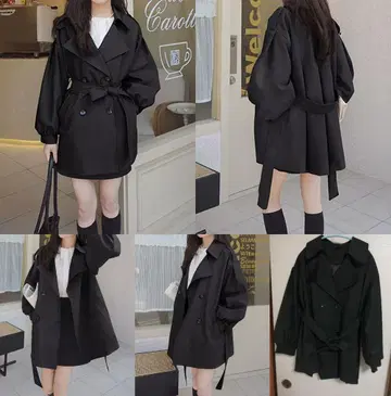 ANOTHER S 뒷턱 미디엄 기장 트렌치코트