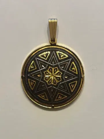 스페인 Damasquinado(다마스키나도) ia 각인 펜던트 탑