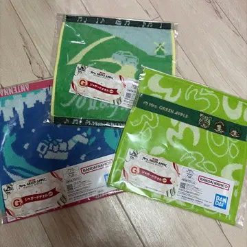 미세스 그린애플 제일복권 G상 자카드 타월 3종 세트