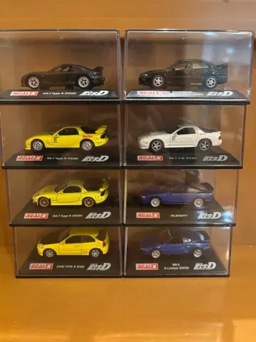 머리글자D REAL-X 8대 세트