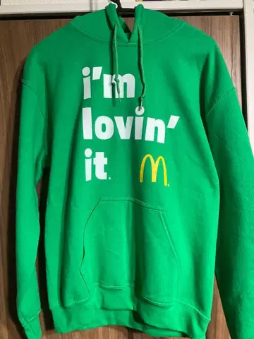 맥도날드 풀오버 후드티 M 사이즈 길단
