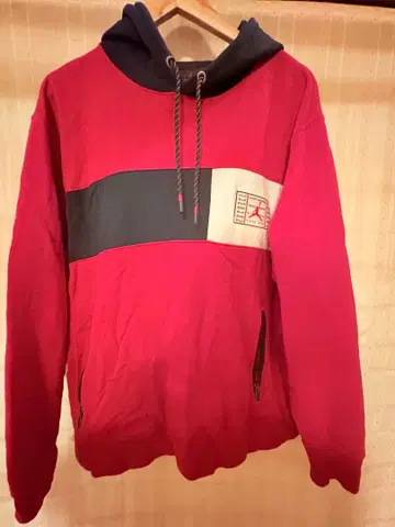 Jordan 후드 부착 후드티 레드/네이비