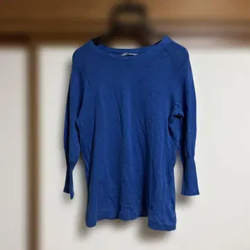 45R 코튼 니트 R 자수 일본제