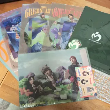 Mrs GREEN APPLE 클리어 파일 6장 세트