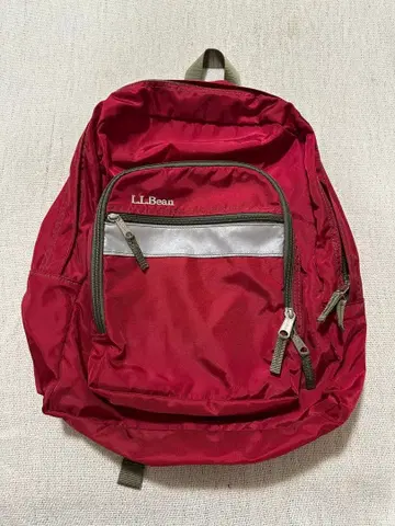 L.L.Bean 나일론 백팩 빨간색