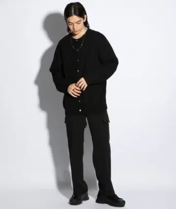 [ H- ] 2WAY 크루넥 가디건 HARE