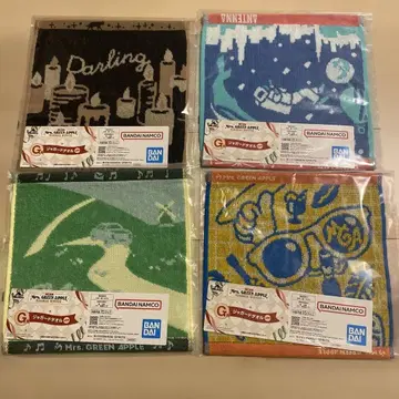 제일복권 Mrs. GREEN APPLE 자카드 타월 4장 세트