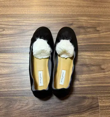 UNITED ARROWS 새틴 발레 슈즈 36