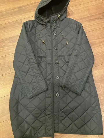 매킨토시 철학 퀼팅 코트 38 블랙