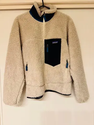 patagonia 플리스 자켓 S 크림 네이비
