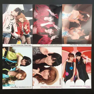 6873 모닝구무스메. 타카하시 아이 미치시게 사유미 생사진 6장 세트