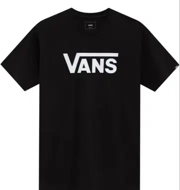 VANS 블랙 T셔츠 S 사이즈