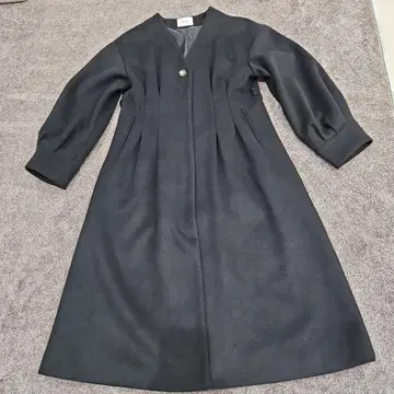 MURUA 여성용 롱 코트 155/80A (S) 블랙 컬러