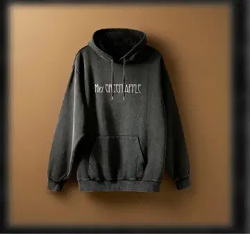 미세스 그린애플 후드 부착 후드티 그레이