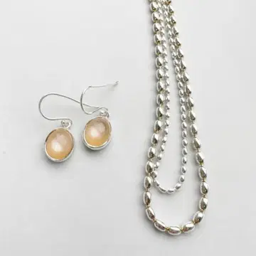 [ 새상품급 ] 리틀 라군 카마쿠라 굵은 라이스 체인 50cm 목걸이