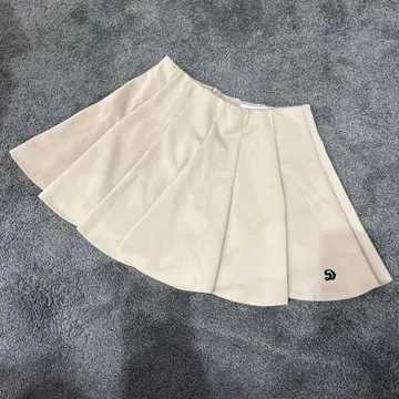 여성용 골프 플레어 스커트 M 화이트
