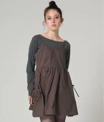 TINA: JOJUN 보트넥 보더 티셔츠 블랙 M 사이즈