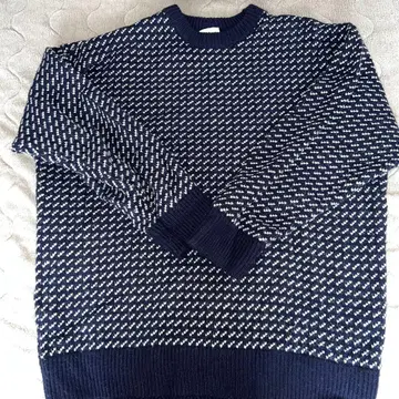 MACOBER x FREAK'S STORE 바즈아이 니트 네이비