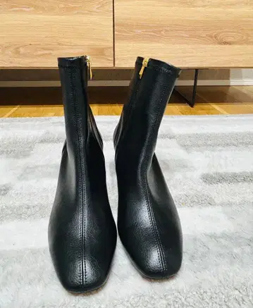 GRISE 5.5cm 스퀘어 숏부츠 컬러 블랙 사이즈 XL