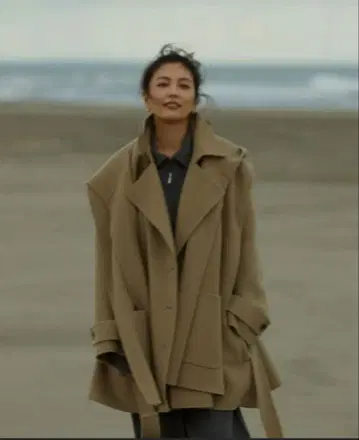 etre tokyo 야노 미키코 콜라보 후디 리버 트렌치코트