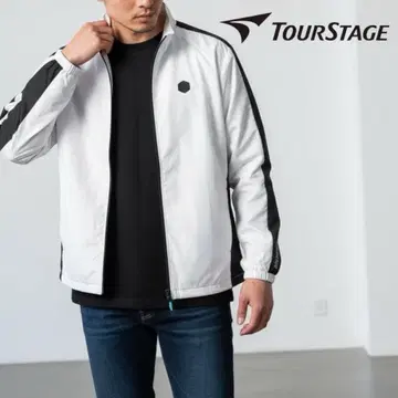 Y525@ TOURSTAGE 골프 방한 속기모 나일론 자켓