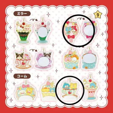 산리오 x swimmer 빗 & 거울 세트