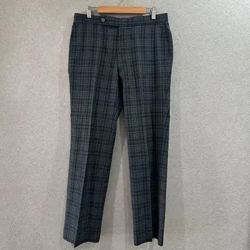 MB 오리지널 슬랙스 센터 프레스 체크 무늬 슬랙스