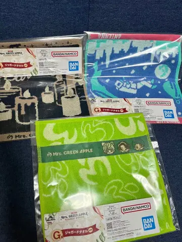 미세스 제일복권 자카드 타월 G상 3매 세트 미세스 그린애플