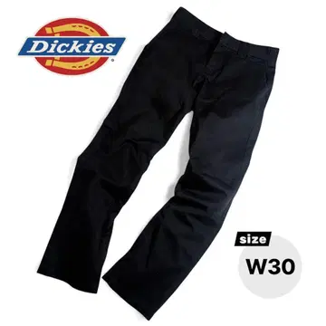 Dickies UM874 워크 팬츠 블랙 W30 로우라이즈