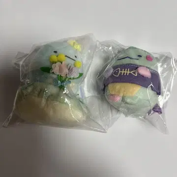 2개 플라워 봉제 인형 토카게 할로윈 손바닥 봉제 인형