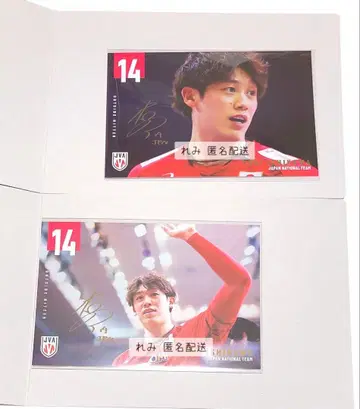 남자 배구 일본 대표 가챠 엽서 이시카와 유키