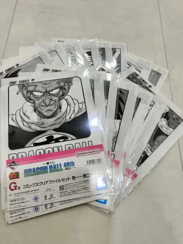 드래곤볼 클리어 파일 세트 16장