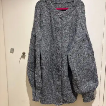 CHICO 그레이 니트 가디건