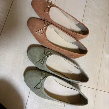 리본 포함 플랫슈즈 2가지 색상