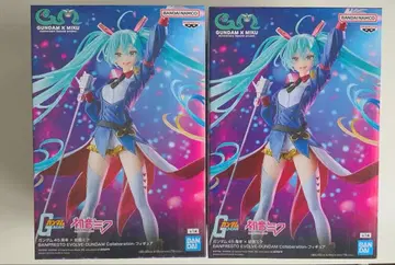건담 하츠네 미쿠 BANPRESTO EVOLVE-GUNDAM 피규어